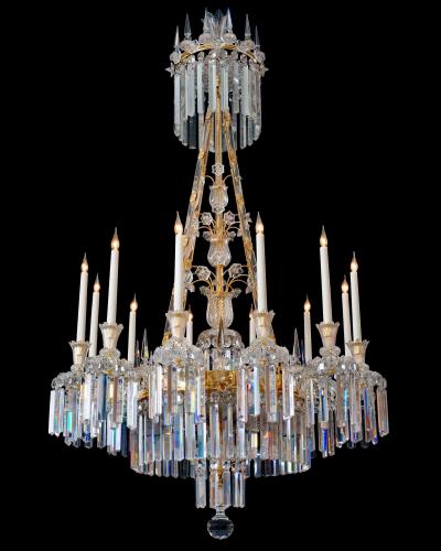 A HIGHLY IMPORTANT EXTREMELY RARE ENGLISH WILLIAM IV ANTIQUE CHANDELIER