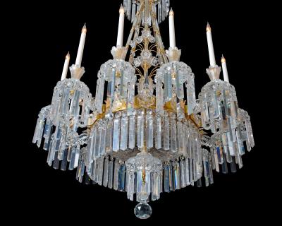 A HIGHLY IMPORTANT EXTREMELY RARE ENGLISH WILLIAM IV ANTIQUE CHANDELIER