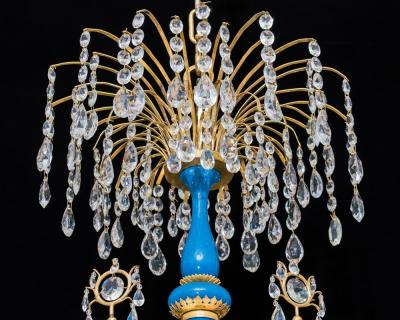A HIGHLY IMPORTANT RUSSIAN CHANDELIER ATTRIBUTED TO JOHANN ZEKH