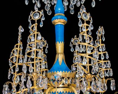 A HIGHLY IMPORTANT RUSSIAN CHANDELIER ATTRIBUTED TO JOHANN ZEKH