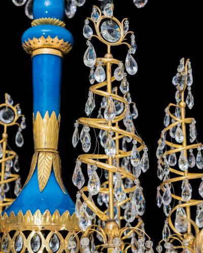 A HIGHLY IMPORTANT RUSSIAN CHANDELIER ATTRIBUTED TO JOHANN ZEKH