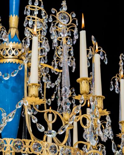 A HIGHLY IMPORTANT RUSSIAN CHANDELIER ATTRIBUTED TO JOHANN ZEKH