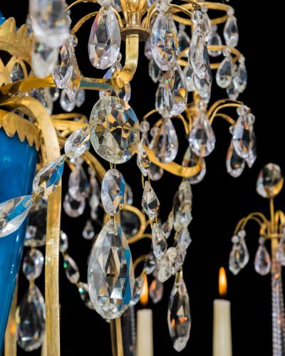 A HIGHLY IMPORTANT RUSSIAN CHANDELIER ATTRIBUTED TO JOHANN ZEKH