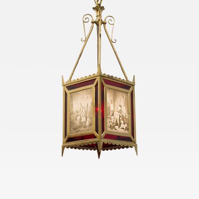 A HIGHLY UNUSUAL VICTORIAN PERIOD LANTERN