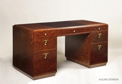 A Handsome Art Deco Inspired Desk by Iliad Design