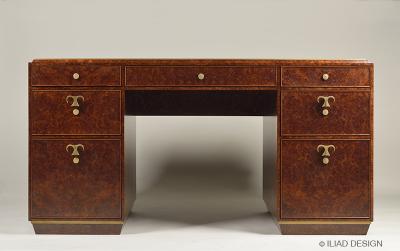 A Handsome Art Deco Inspired Desk by Iliad Design