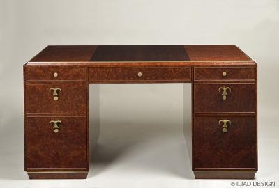 A Handsome Art Deco Inspired Desk by Iliad Design