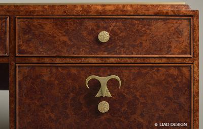 A Handsome Art Deco Inspired Desk by Iliad Design
