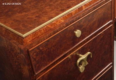 A Handsome Art Deco Inspired Desk by Iliad Design