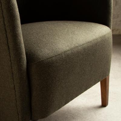 A J Iversen Armchair by Birthe Iversen for A J Iversen Denmark 1940s