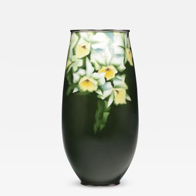 A Japanese cloisonne vase by Ando mid Showa period