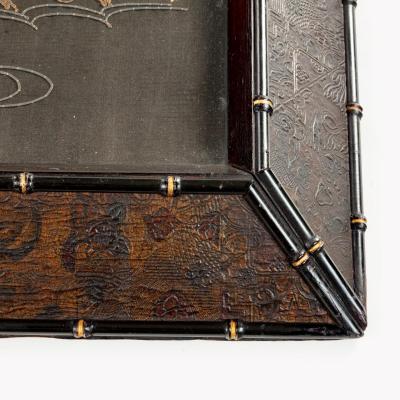 A Japanese needlework of an eagle