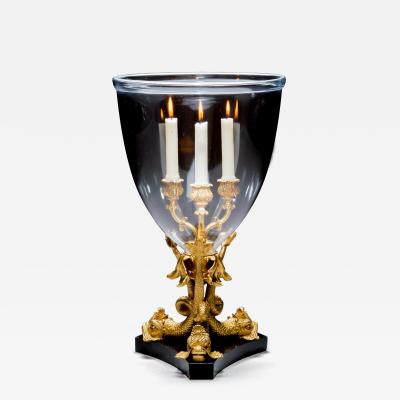 A LARGE GEORGE IV HURRICANE LANTERN
