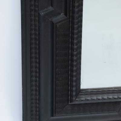 A Large Dutch style ebonIzed frame with ripple carving Circa 1940 