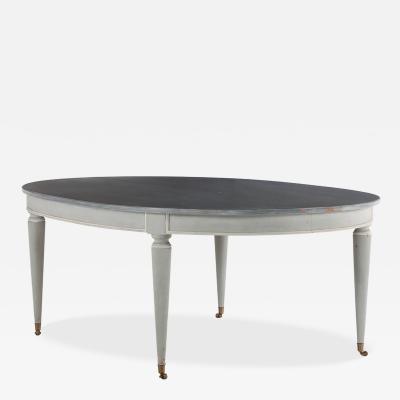 A Large French Directoire Style Painted Dining Table C 1940 