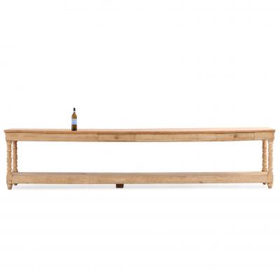 A Large French Pine Drapers Table 19th C 