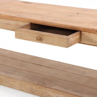 A Large French Pine Drapers Table 19th C 