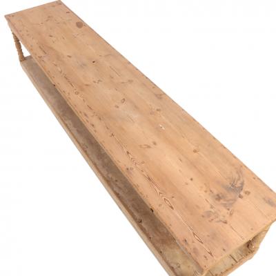 A Large French Pine Drapers Table 19th C 