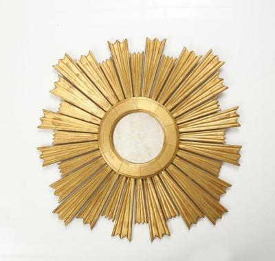 A Large Giltwood Sunburst Mirror