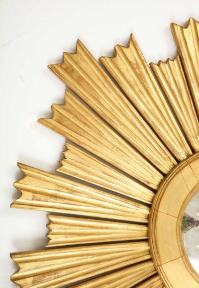 A Large Giltwood Sunburst Mirror
