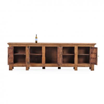 A Large Spanish Oak Sideboard in the Brutalist style C 1940 