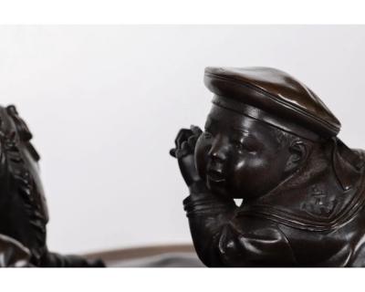 A Large and Exceptional Japanese Meiji Period Tokyo School Bronze Sculpture