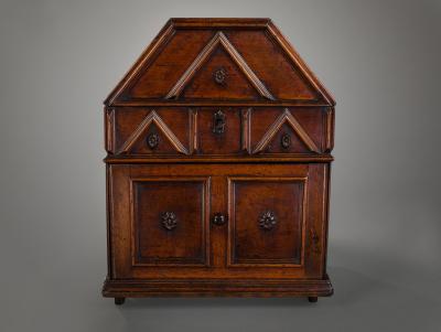 A Late 16th or 17th Century Walnut Table Cabinet