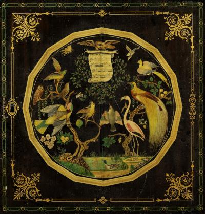 A Louis Philippe Period Polychrome Decorated Two Door Cabinet By Chifflot 