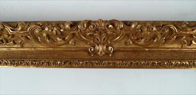 A Louis XV carved giltwood frame