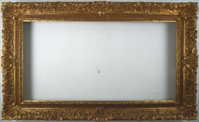 A Louis XV carved giltwood frame