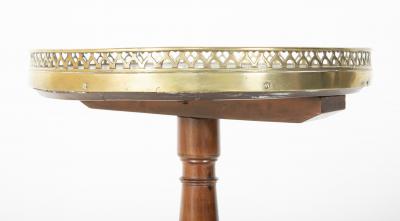 A Louis XVI Period Two Tier Stand with Marble Tops Gallery