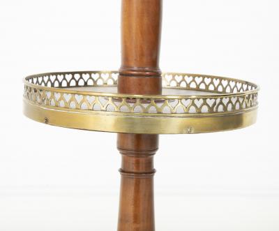 A Louis XVI Period Two Tier Stand with Marble Tops Gallery