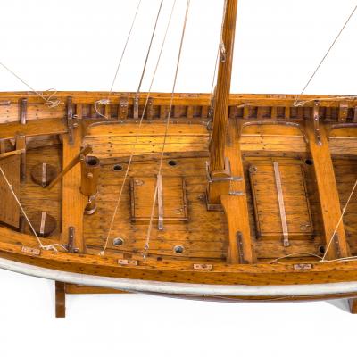 A Lugger lifeboat model by Twyman for the International Exhibition London 1862