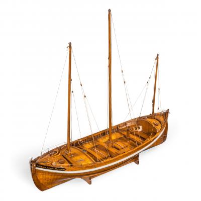 A Lugger lifeboat model by Twyman for the International Exhibition London 1862