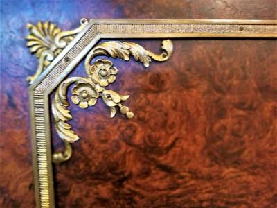 A M E Fournier 19th Century French Empire Style Credenza and Vitrine by AME Fournier