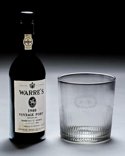 A MAMMOTH ENGRAVED TUMBLER