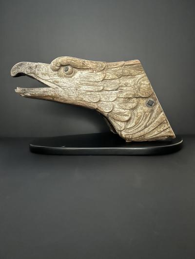 A Magnificent late 18th century ships Carved Eagle Figurehead 