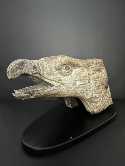 A Magnificent late 18th century ships Carved Eagle Figurehead 