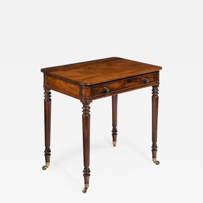 A Mahogany chamber writing table by Gillows