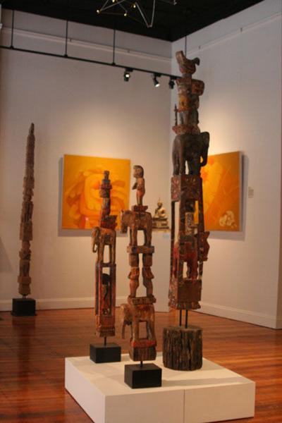 A Massive Antique Burmese Architectural Pole