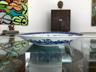 A Massive Antique Japanese Arita Porcelain Plate