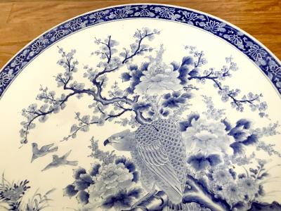 A Massive Antique Japanese Arita Porcelain Plate