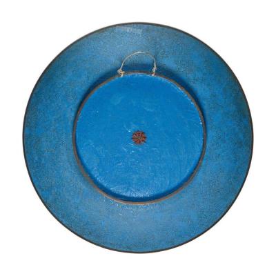 A Massive Museum Pair of Meiji Period Japanese Cloisonne Enamel Chargers Plates