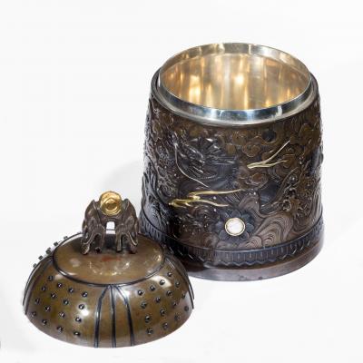 A Meiji period bell casket by the Nogowa foundary