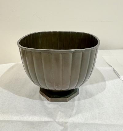 A Metal Vase by Just Andersen Denmark 1930s 