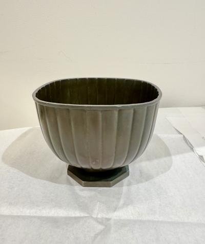 A Metal Vase by Just Andersen Denmark 1930s 
