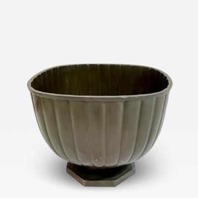 A Metal Vase by Just Andersen Denmark 1930s 