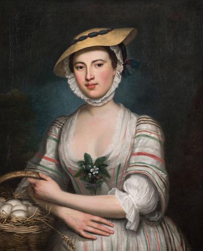 A Mid 18th Century Portrait Of Margaret Peg Woffington