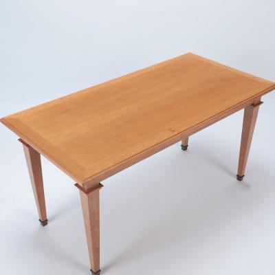 A Mid Century French oak library table Circa 1940 