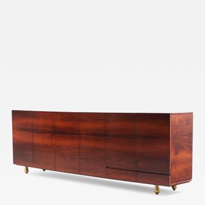 A Mid Century Modern rosewood sideboard C 1950 